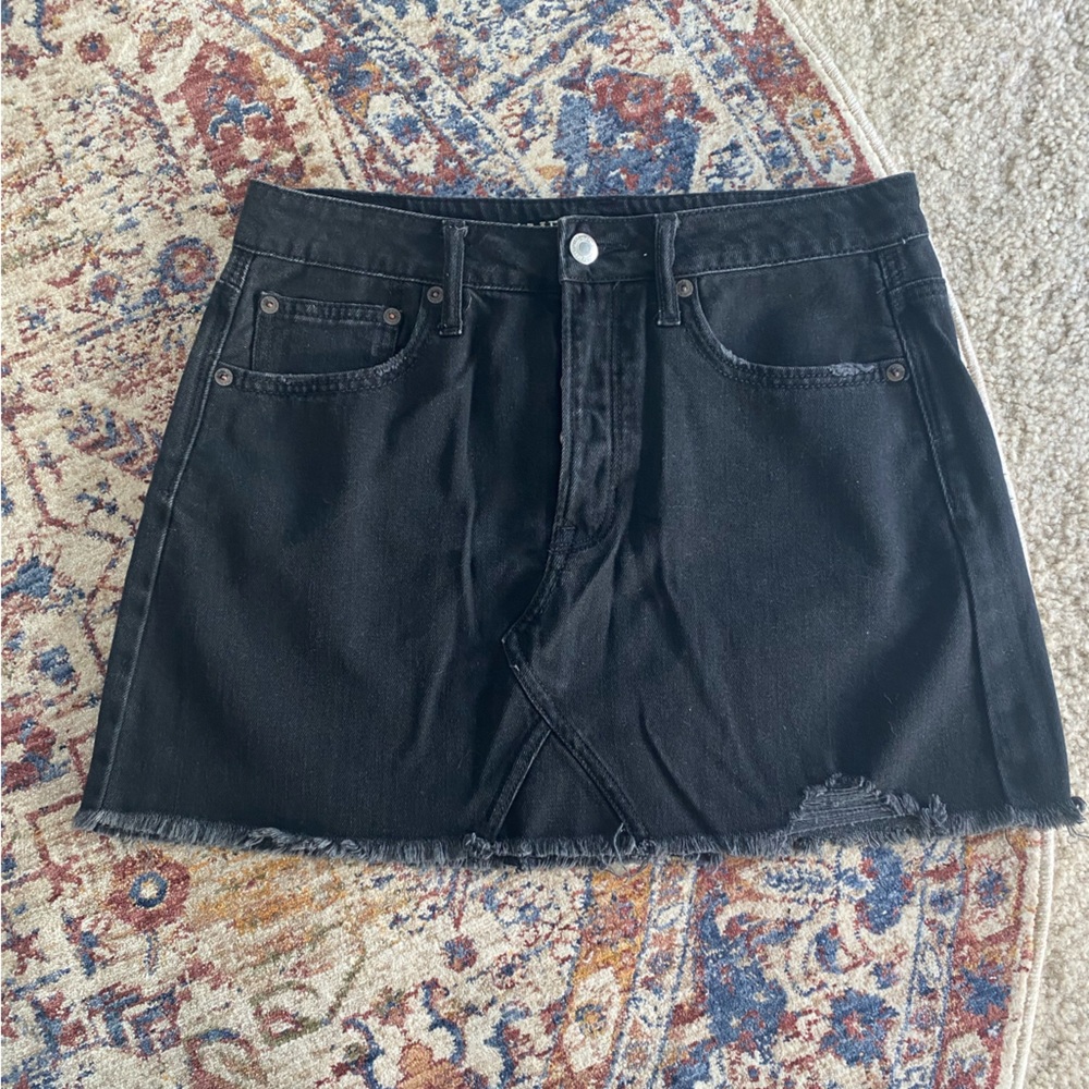 Black denim skirt - American Eagle